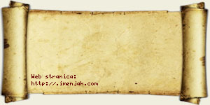 Sara Jačovac vizit kartica